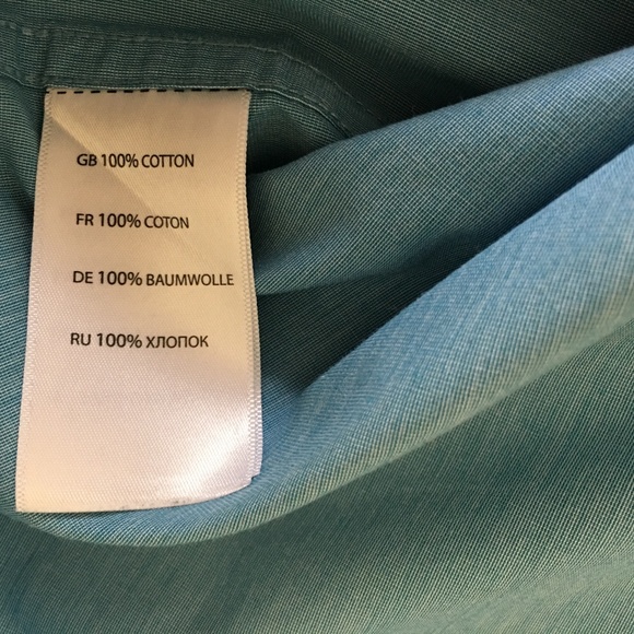 BIG AND TALL SYNRGY Blue Short Sleeves Shirt - Picture 6 of 6